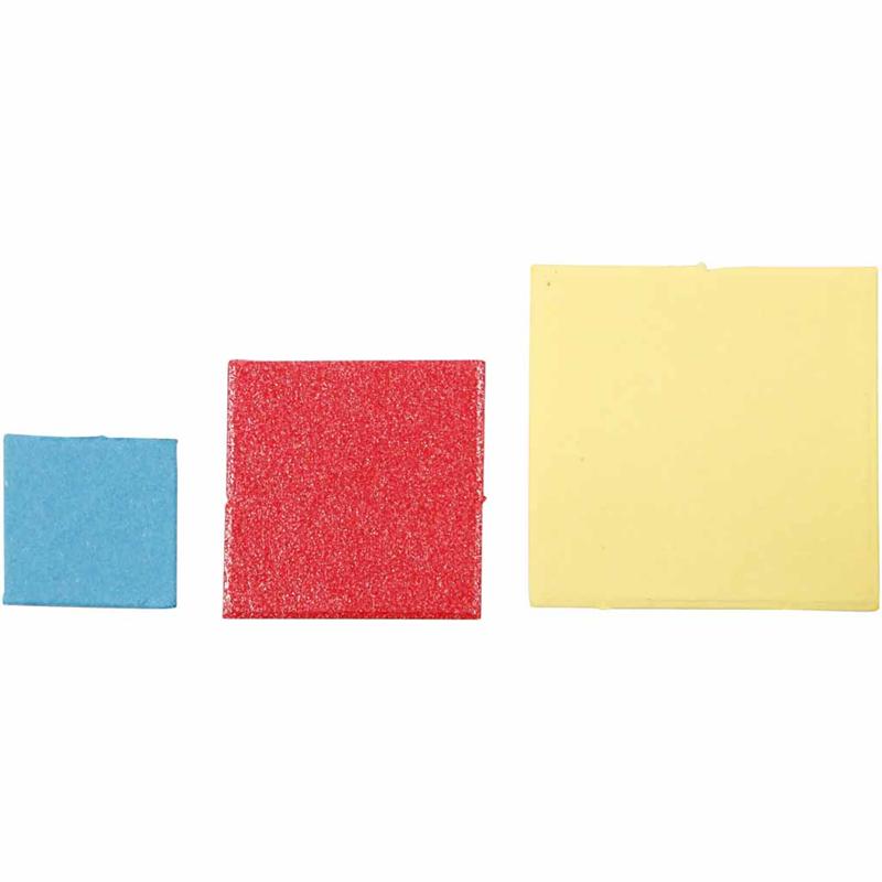 Card Mosaics, square, size 10+15+20 mm, 180 g/ 1 pack [HOB-21012]