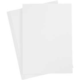 Card, A4, sheet 210x297 mm, 180 g, white, 20 sheet/ 1 pack [HOB-21110]