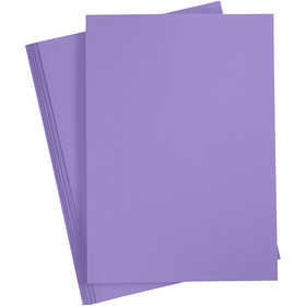 Card, A4, sheet 210x297 mm, 180 g, purple, 20 sheet/ 1 pack [HOB-21117]