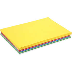 Spring Cardboard, A3, sheet 297x420 mm, 180 g, assorted colours, 300 ass sheets/ 1 pack [HOB-21433]