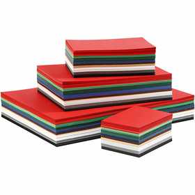 Christmas Card, A3,A4,A5,A6, 180 g, assorted colours, 1500 ass sheets/ 1 pack [HOB-21441]