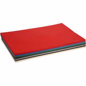Christmas Card, A2, sheet 420x594 mm, 180 g, assorted colours, 300 ass sheets/ 1 pack [HOB-21442]