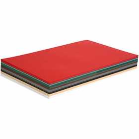 Christmas Card, A3, sheet 297x420 mm, 180 g, assorted colours, 300 ass sheets/ 1 pack [HOB-21443]