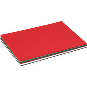 Christmas Card, A5, sheet 150x210 mm, 180 g, assorted colours, 60 ass sheets/ 1 pack [HOB-214450]