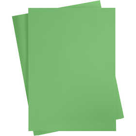 Card, A2, sheet 420x594 mm, 180 g, grass green, 10 sheet/ 1 pack [HOB-21523]