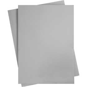 Card, A2, sheet 420x594 mm, 180 g, grey, 10 sheet/ 1 pack [HOB-21526]
