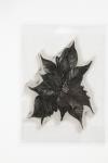 Rubber stamp, poinsettia, H: 5 mm, size 14x11 cm, 1 sheet [HOB-21580]