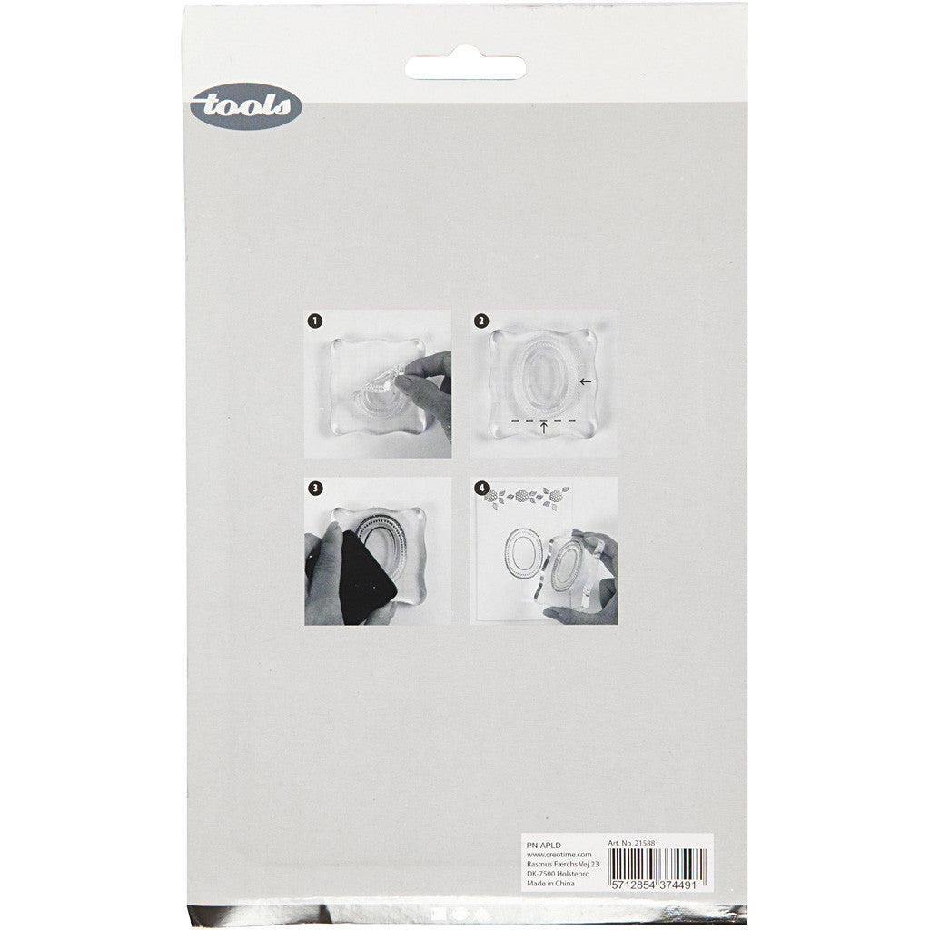 Acrylic Block, size 16x12 cm, thickness 1 cm, 1 pc [HOB-21588]