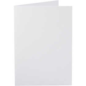 Cards, card size 10,5x15 cm, 220 g, white, 10 pc/ 1 pack [HOB-216011]