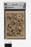 Lace Patterned cardboard, sheet 10,5x15 cm, 200 g, natural, 10 pc/ 1 pack [HOB-216916]