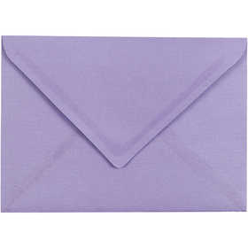 Envelope, envelope size 11,5x16 cm, 100 g, dark lilac/lilac, 10 pc/ 1 pack [HOB-217005]