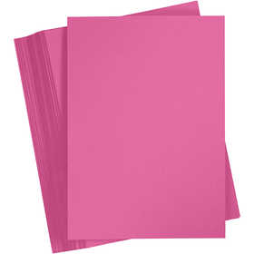 Card, A4, sheet 210x297 mm, 180 g, pink, 100 sheet/ 1 pack [HOB-217046]