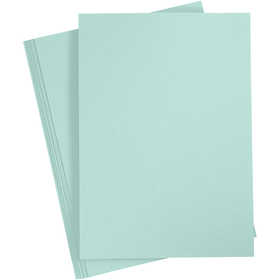 Card, A4, sheet 210x297 mm, 220 g, light blue, 10 pc/ 1 pack [HOB-219018]