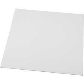 Canvas Panel, size 30x30 cm, thickness 3 mm, 280 g, white, 1 pc [HOB-225100]