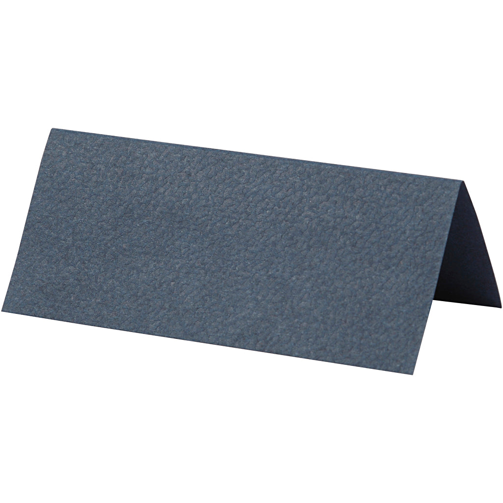 Table place cards, size 9x4 cm, 220 g, blue, 20 pc/ 1 pack [HOB-228714]