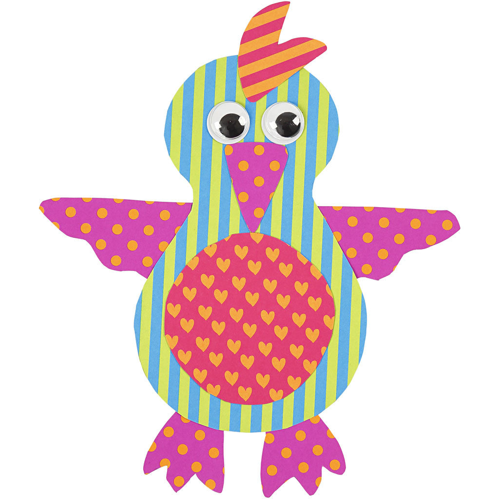 Patterned Card, A4, sheet 210x297 mm, 250 g, assorted colours, 200 ass sheets/ 1 pack [HOB-22985]