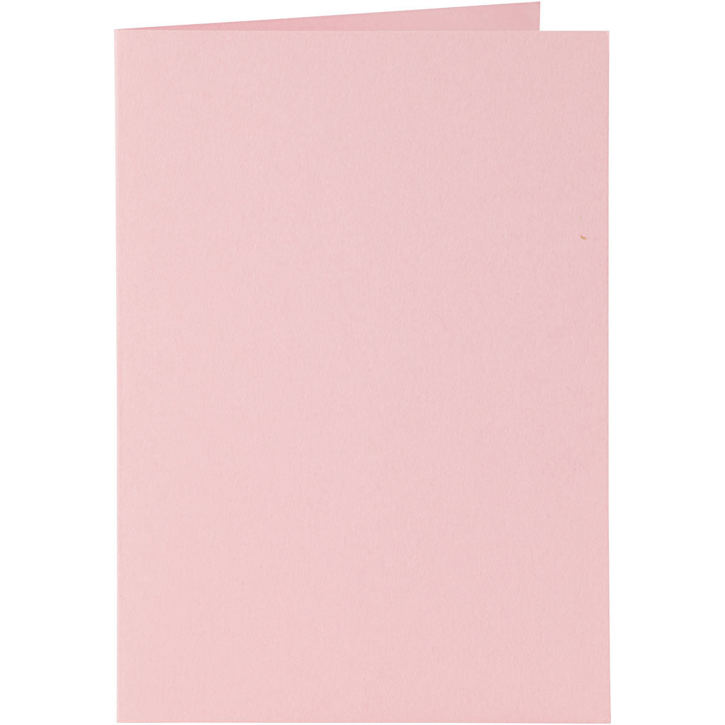 Cards and envelopes, card size 10,5x15 cm, envelope size 11,5x16,5 cm, 110+220 g, rose, 6set/ 1 pack [HOB-23016]