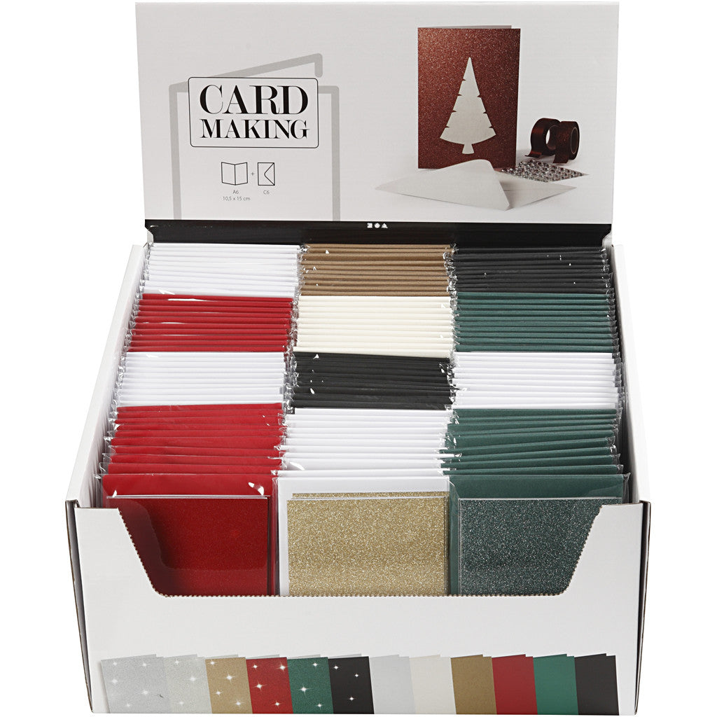 Cards and Envelopes, card size 10,5x15 cm, envelope size 11,5x16,5 cm, 12x10 pack/ 1 pack [HOB-23030]