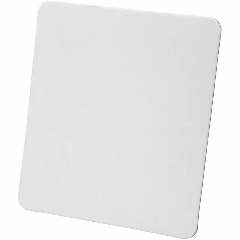 Deco Plate, size 17x19 cm, thickness 2 mm, white, 5 pc/ 1 pack [HOB-23349]