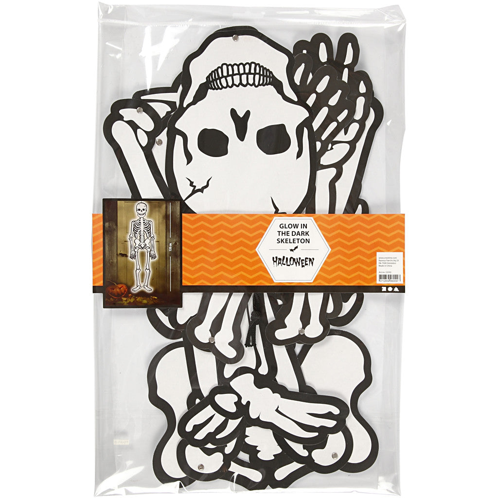 Skeleton, H: 120 cm, 300 g, white, 1 pc [HOB-23592]