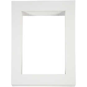 Picture Mount, A4, size 28,5x37 cm, 500 g, white, 100 pc/ 1 pack [HOB-23596]