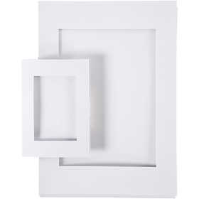 Picture Mount, size A4+A6, 230 g, white, 2x60 pc/ 1 pack [HOB-23630]