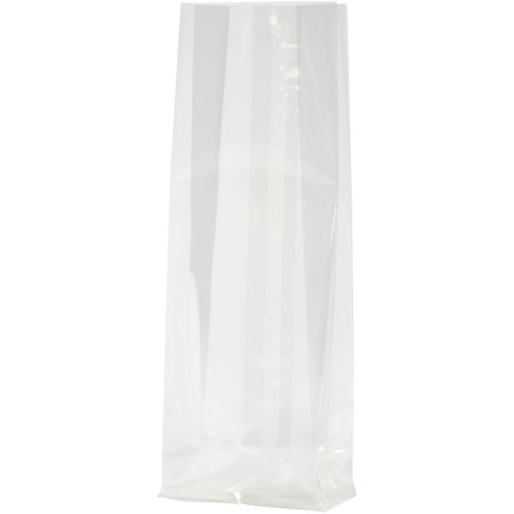 Cellophane Bag, H: 16 cm, size 6,5x4,5 cm, thickness 25 my, 20 pc/ 1 pack [HOB-239640]