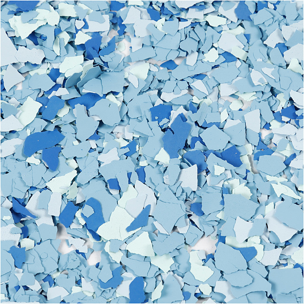 Terrazzo Flakes, blue, 90 g/ 1 tub [HOB-24591]