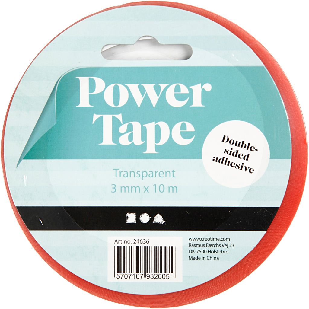 Power Tape, W: 3 mm, 10 m/ 1 roll [HOB-24636]
