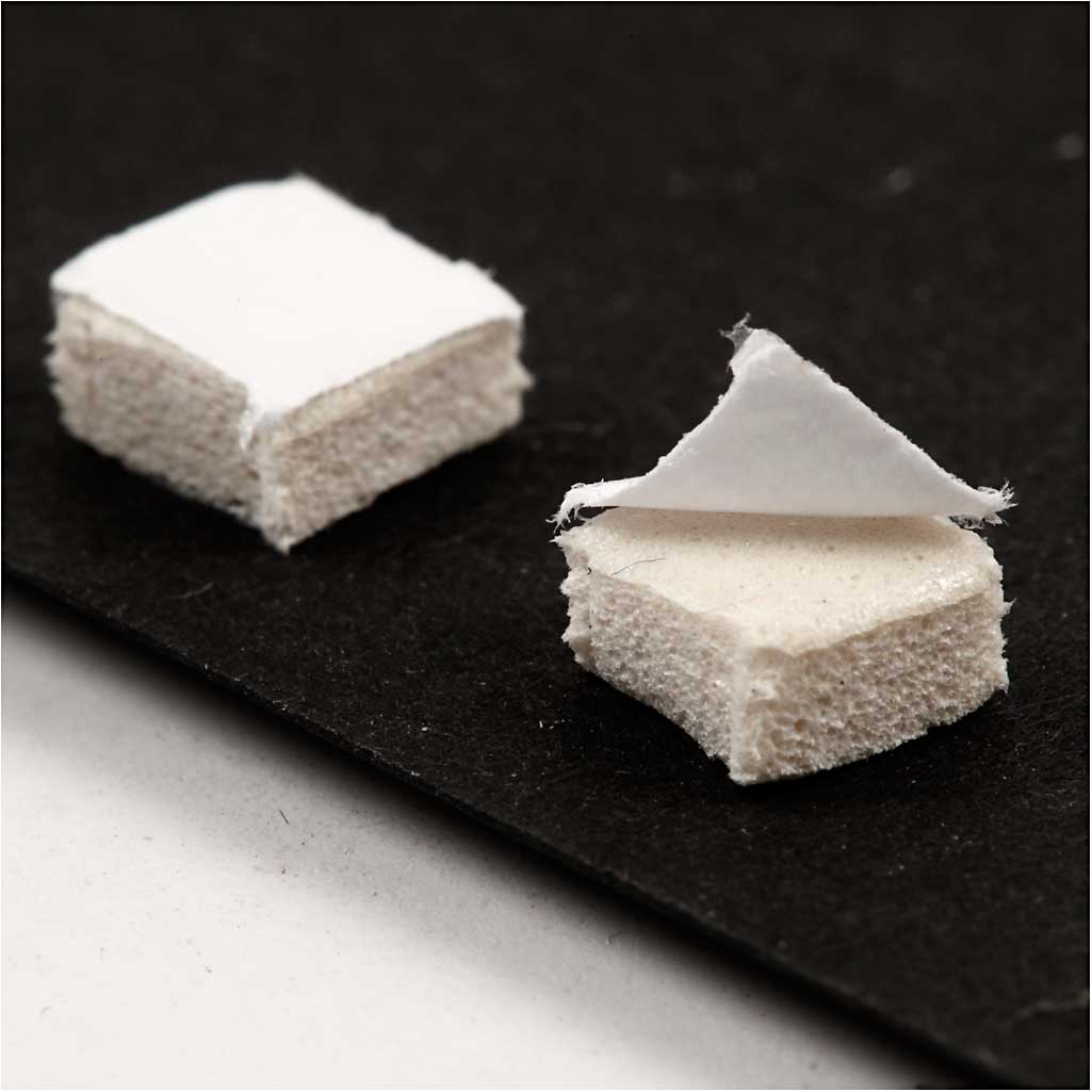 3D Foam Pads, size 5x5 mm, thickness 3 mm, 10x400 pc/ 1 pack [HOB-24655]