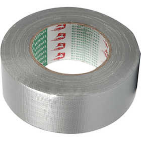 Duct Tape, W: 50 mm, silver, 50 m/ 1 roll [HOB-24688]