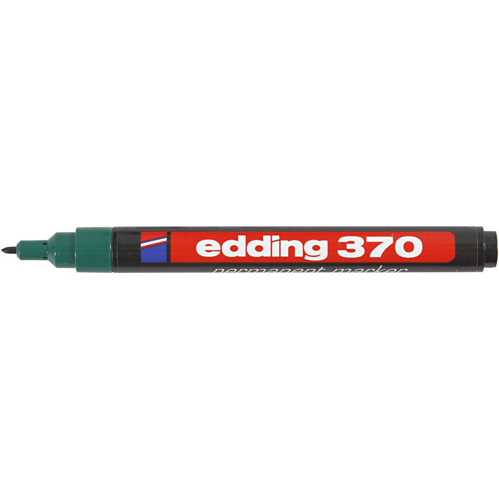Edding 370 Marker, line 1 mm, green, 1 pc [HOB-25007]