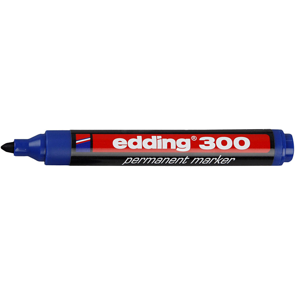 Edding 300 Marker, line 1,5-3 mm, blue, 1 pc [HOB-25023]