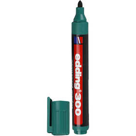 Edding 300 Marker, line 1,5-3 mm, green, 1 pc [HOB-25024]