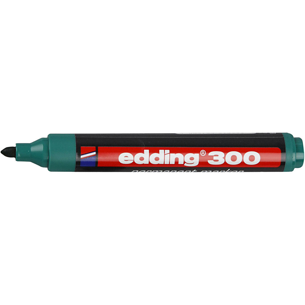 Edding 300 Marker, line 1,5-3 mm, green, 1 pc [HOB-25024]