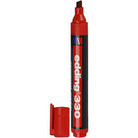 Edding 330 Marker, line 1-5 mm, red, 1 pc [HOB-25026]
