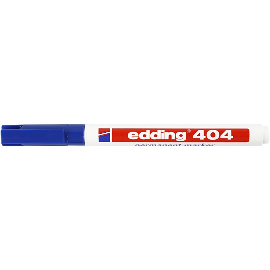 Edding 404 Marker, line 0,75 mm, blue, 1 pc [HOB-25039]
