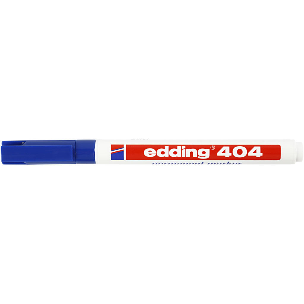 Edding 404 Marker, line 0,75 mm, blue, 1 pc [HOB-25039]
