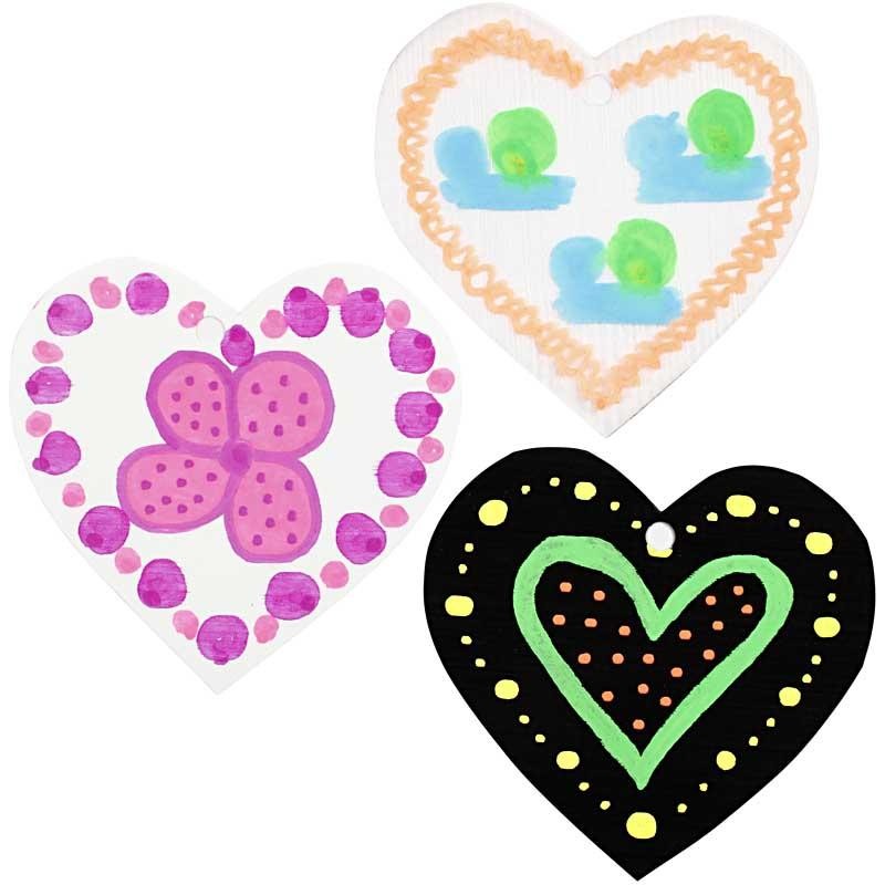 Deco Textile Markers, line 3 mm, neon colours, 6 pc/ 1 pack [HOB-25098]