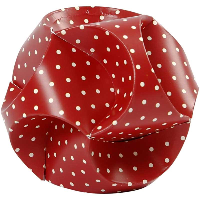 Click Ornaments, dia. 5 cm, size 3,5x8,8 cm, 9 set/ 1 pack [HOB-25133]