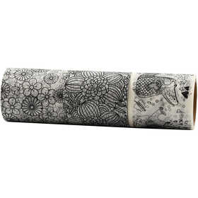 Washi Tape, W: 50 mm, 3x5 m/ 1 pack [HOB-25217]