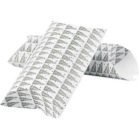 Pillow box, pinetree, size 18x15x6 cm, 300 g, green, 3 pc/ 1 pack [HOB-25359]