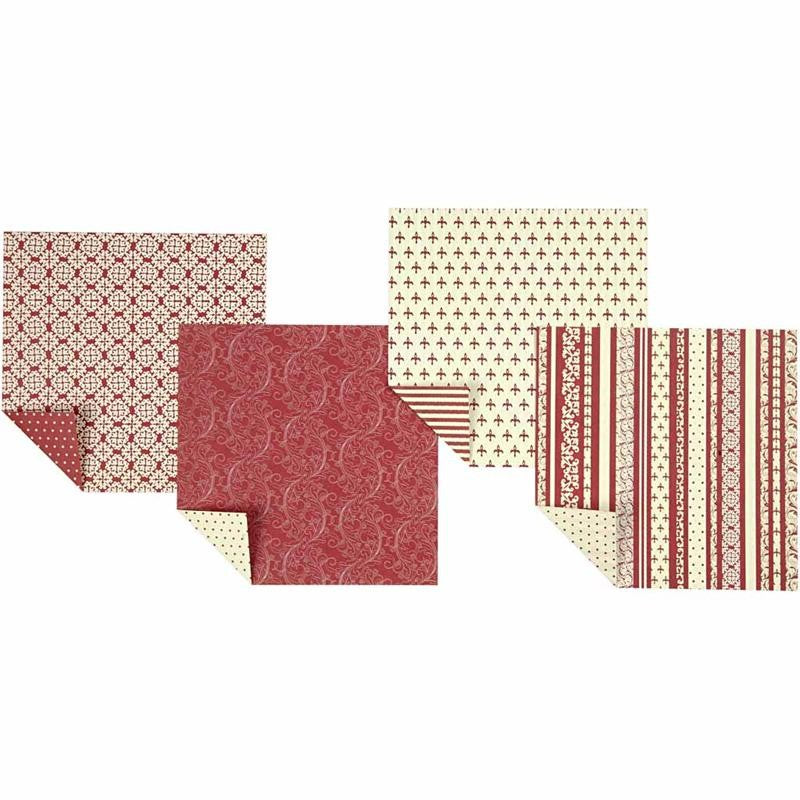 Origami Paper, size 15x15 cm, 80 g, 50 ass sheets/ 1 pack [HOB-25521]