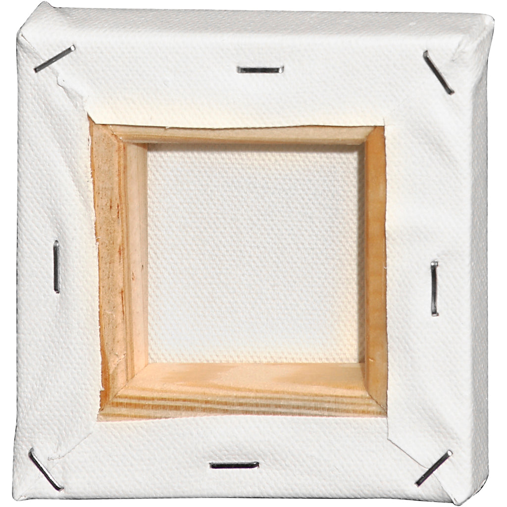 Canvas, D. 1.6 cm, size 10x10 cm, 360 g, white, 1 pc [HOB-257000]