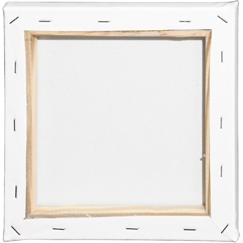 Canvas, D. 1.6 cm, size 20x20 cm, 360 g, white, 10 pc/ 1 pack [HOB-25702]