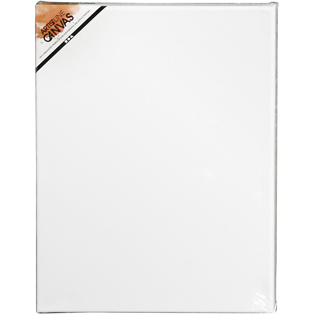 Canvas, D. 1.6 cm, size 30x40 cm, 360 g, white, 1 pc [HOB-257060]