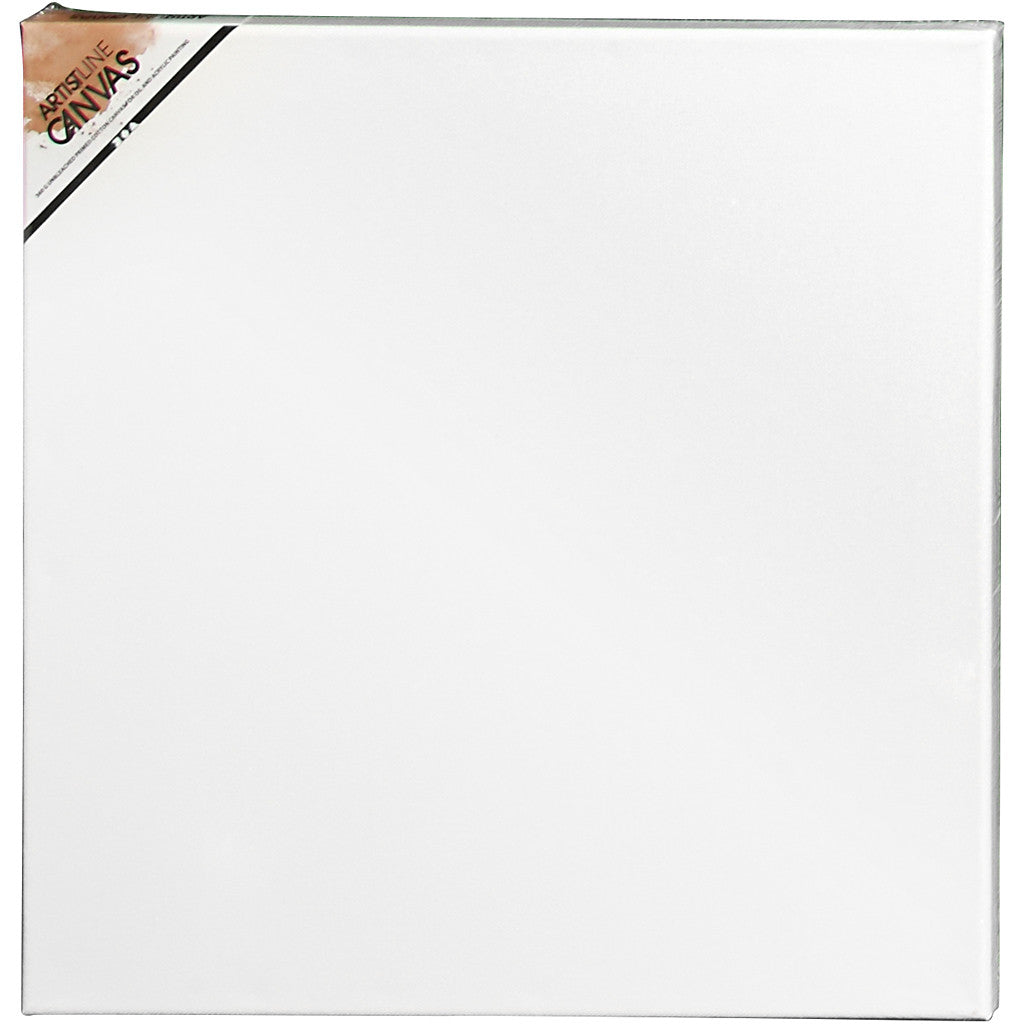 Canvas, D. 1.6 cm, size 40x40 cm, 360 g, white, 1 pc [HOB-257070]