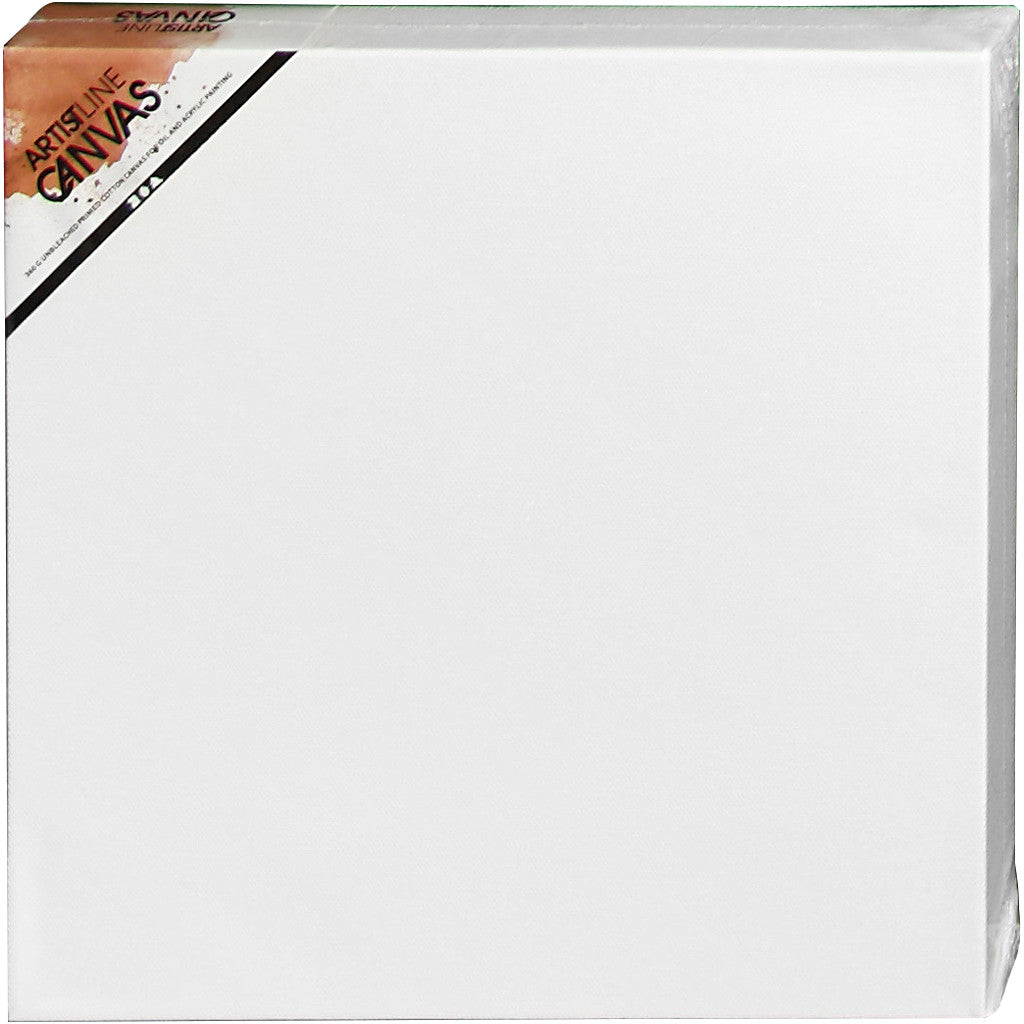 Canvas, D. 3,7 cm, size 30x30 cm, 360 g, white, 1 pc [HOB-257250]