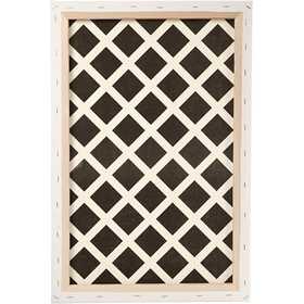 Canvas, D. 1,7 cm, size 40x60 cm, 360 g, white, 1 pc [HOB-25730]