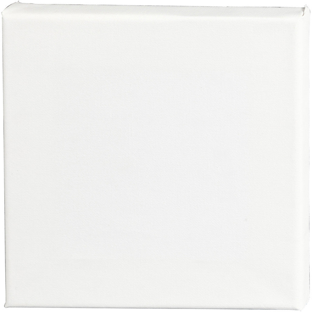 Canvas, D. 1,6 cm, size 20x20 cm, 280 g, white, 80 pc/ 1 pack [HOB-25745]